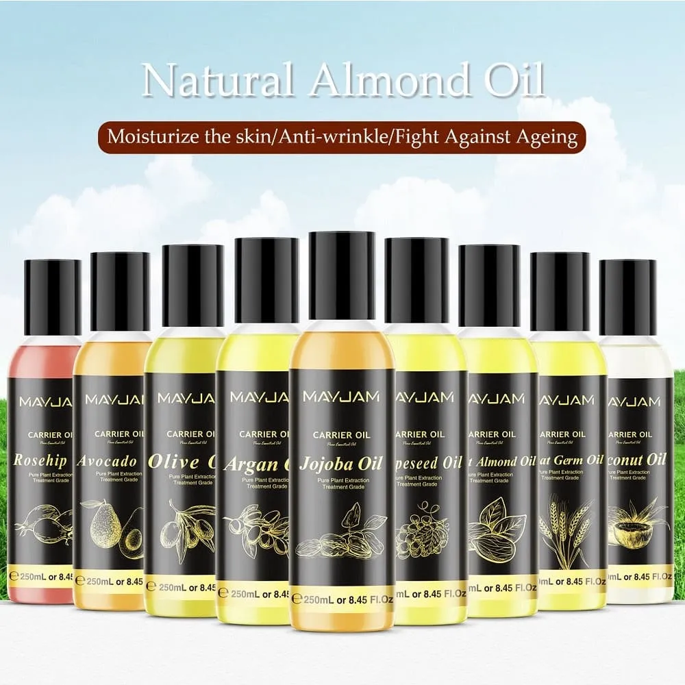250ml Coconut Oil for Skin Care Massage Base Essential Oils