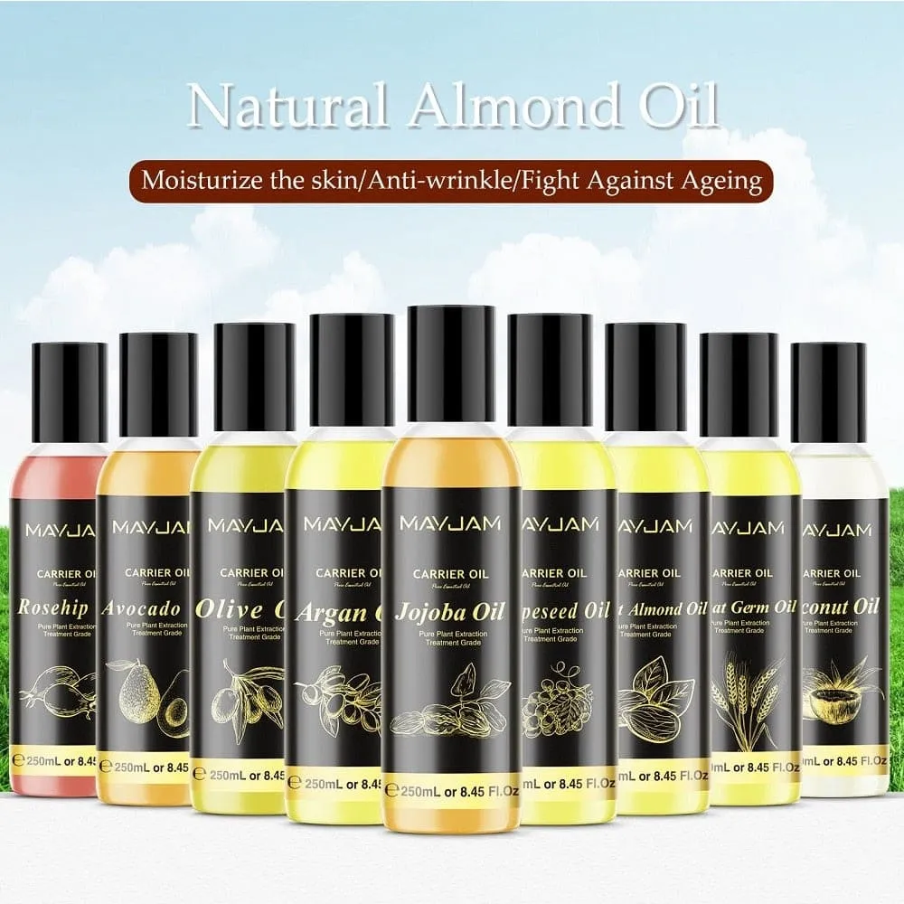 250ml Coconut Oil for Skin Care Massage Base Essential Oils