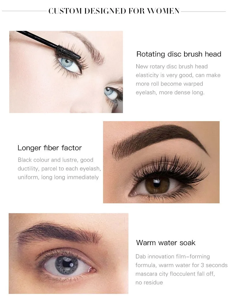 4d Silk Fiber Lash Mascara Curling Volume Express Eyelashes Waterproof