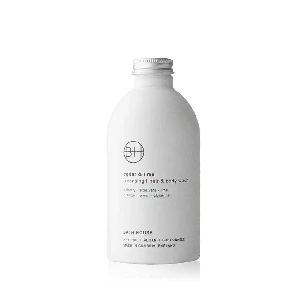 CEDAR & LIME CLEANSING HAIR & BODY WASH