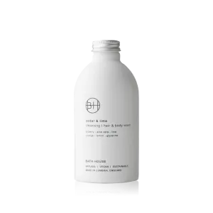 CEDAR & LIME CLEANSING HAIR & BODY WASH