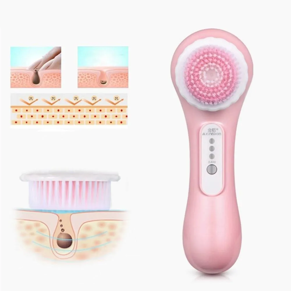 Electric Facial Cleansing Scrub Brush