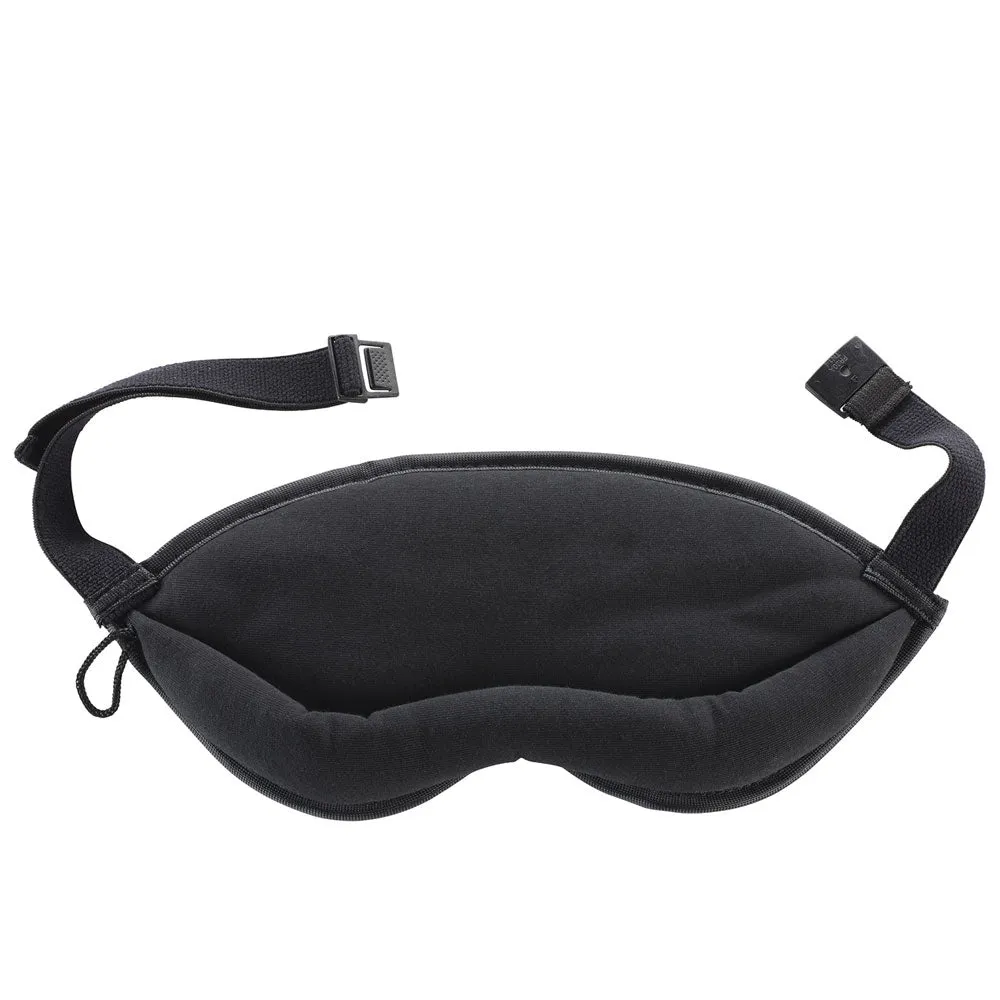 Lewis N Clark Eye Mask Sleep Travel Shade Blindfold Cover Rest Soft Care Grey