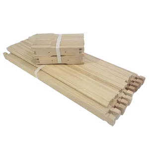 Medium 6 1/4-Inch Langstroth Frame, Grooved Top / Grooved Bottom
