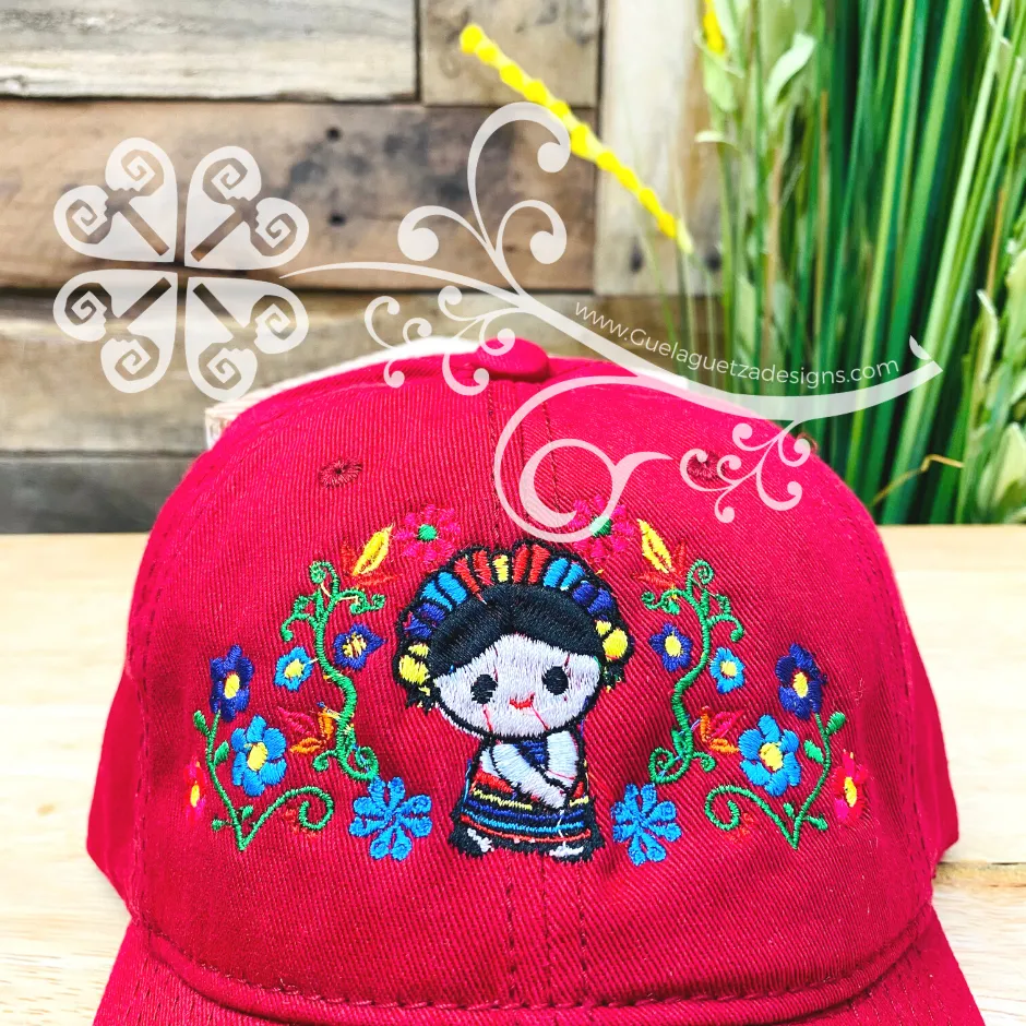 Otomi Doll Embroider Cap