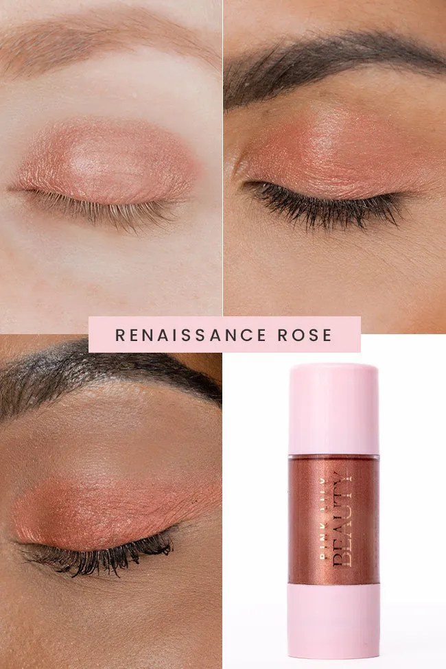 Pink Lily Beauty Radiant Bloom Eyeshadow Drops - Renaissance Rose FINAL SALE