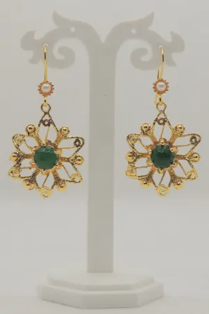 Rashmi Earrings In Green