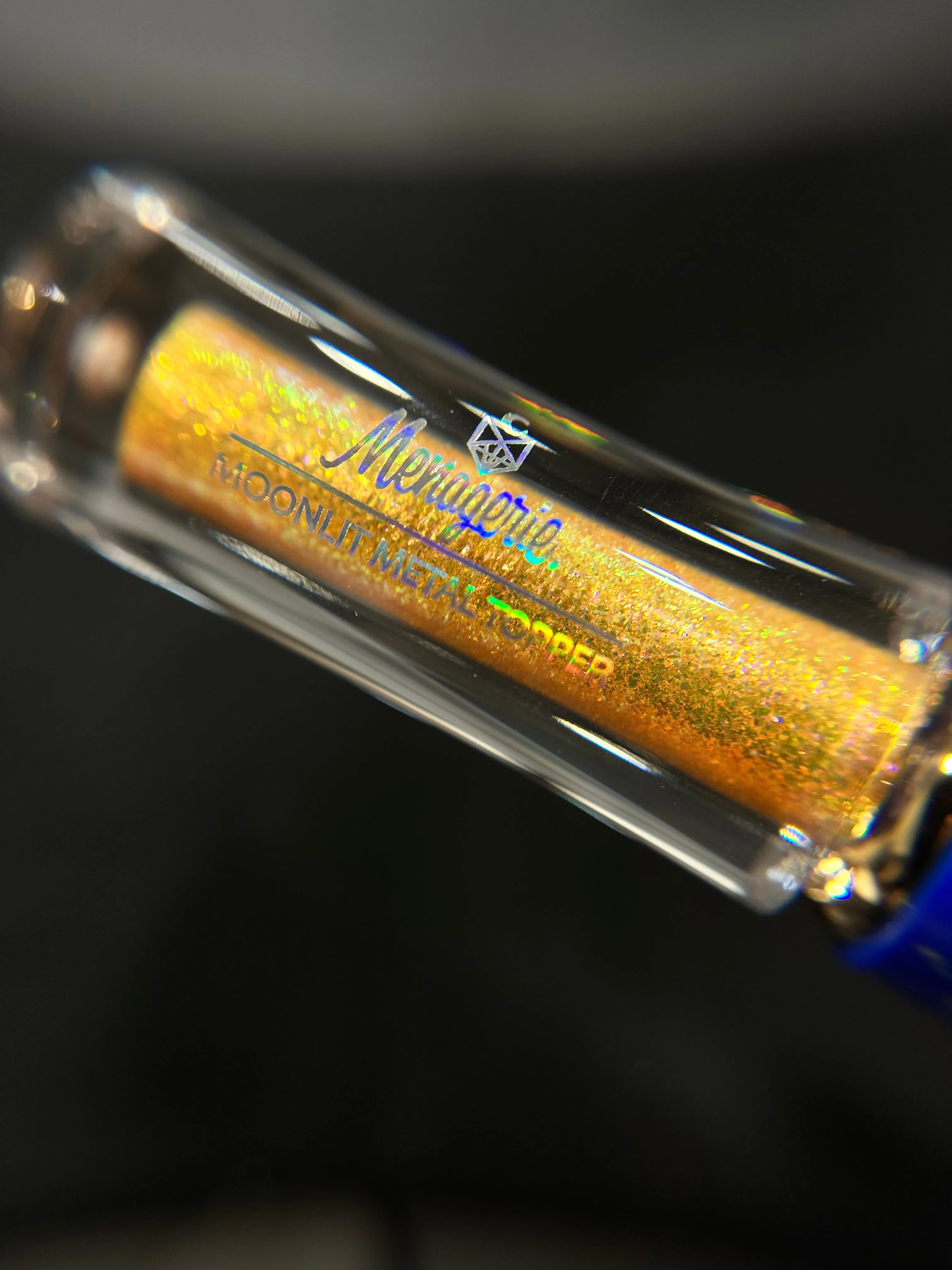 Salamander Moonlit Metal Glitter Topper