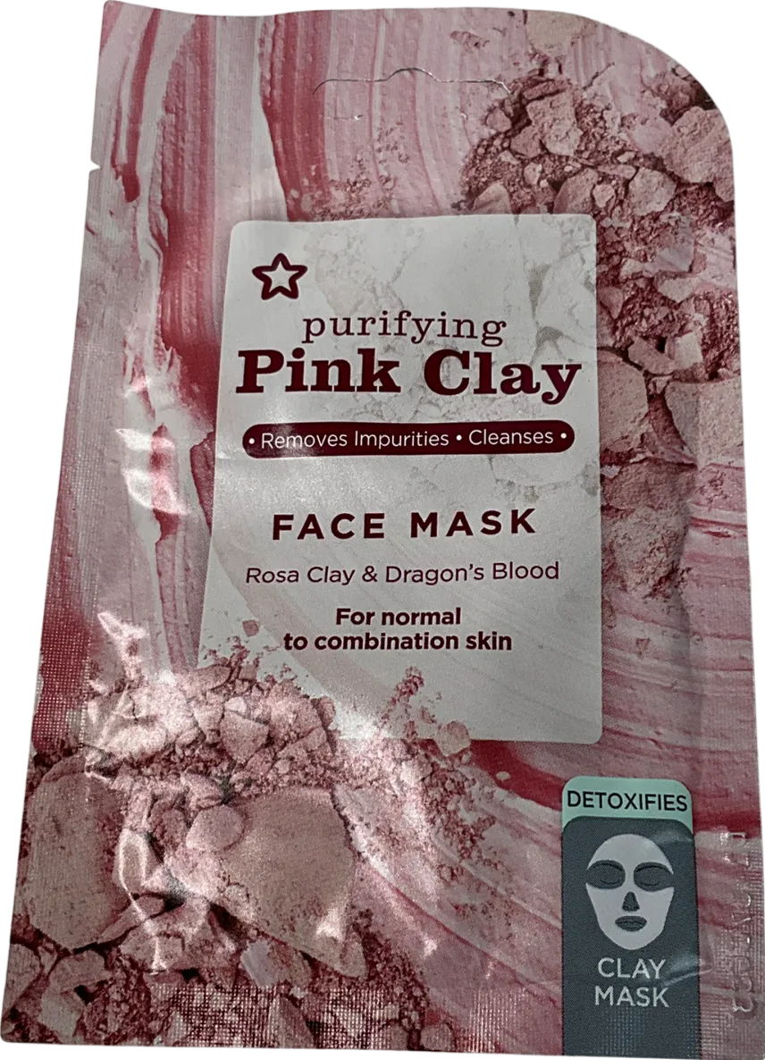 Superdrug Pink Clay Mask 15ml