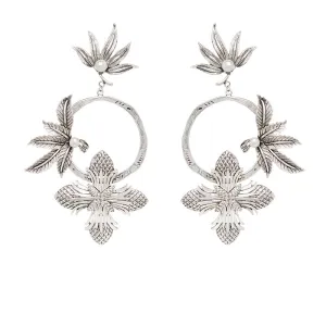 The Aerialist Silver Earrings